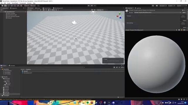 Unity Tutorial || Create A World Space UV Triplanar Shader With Shader Graph