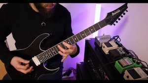 DISTORTION GUITAR RIFFS - IBANEZ RGR652AHBF-WK PRESTIGE