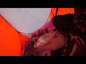 Зимняя рыбалка в Омске на реке Иртыш