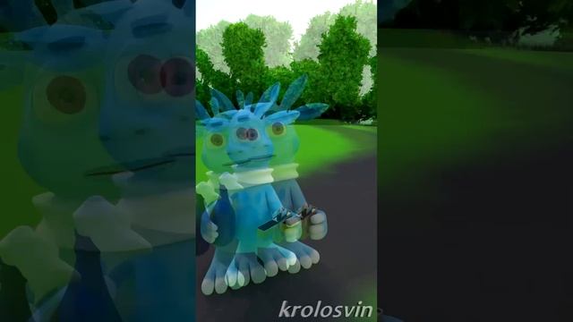 Какое небо голубое. 3D анимация