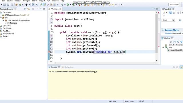 Java 8 feature Date and Time Local Date Time object смотреть онлайн