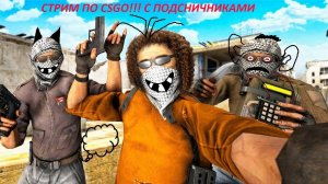 !!!!СТРИМ ПО CS GO С ПОДСНИЧНИКАМИ!!!!РОЗЫГРЫШ В ГРУППЕ В ВК!!!!!