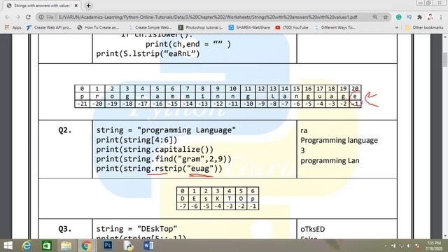 Strings Practice Set | Part-1 - Python for Beginners | CBSE CLass 12