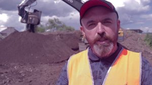 Просеивающий ковш для грунта и торфа