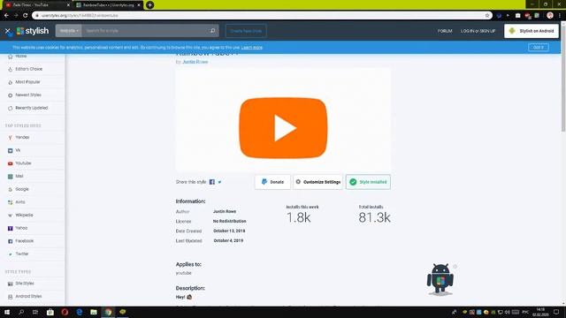 Кастомные темы для любого сайта смотреть онлайн