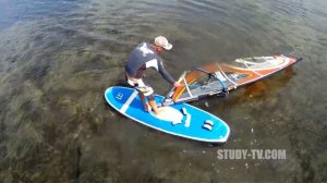 Как максимально просто и легко поднять парус из воды? Стойка.