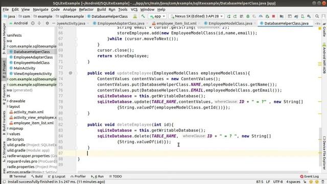 Android SQLite Tutorial | Android CRUD Tutorial with SQLite (Create, Read, Update, Delete) | #Part смотреть онлайн