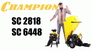 Обзор и сравнение на измельчители веток бензиновые Champion SC6448 и SC2818