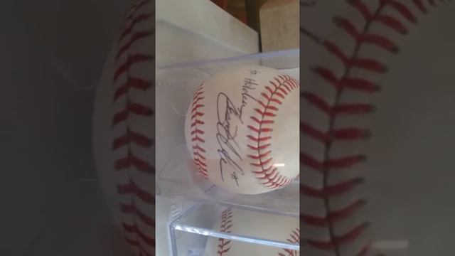 Mike trout signed ⚾ +Gerrit Cole signed ⚾+ Andrew heany signed ⚾