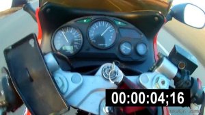 Suzuki gsx 600f Katana 35kw 0-100 km/h acceleration