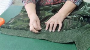 как соединить подклад с верхом