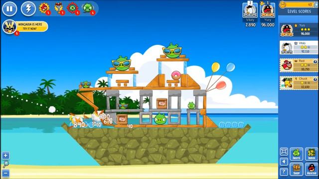 Angry Birds Friends Summer Tournament Gameplay 2 неделя смотреть онлайн