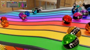 Marble Races Championship 20   #marblerace #marblerun #marbles #blender #animation #60fps