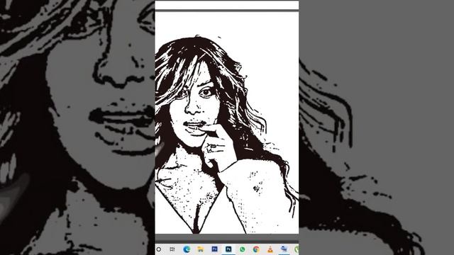 Photoshop Effet Dessin  Avec Images De Amel Bent #Shrots