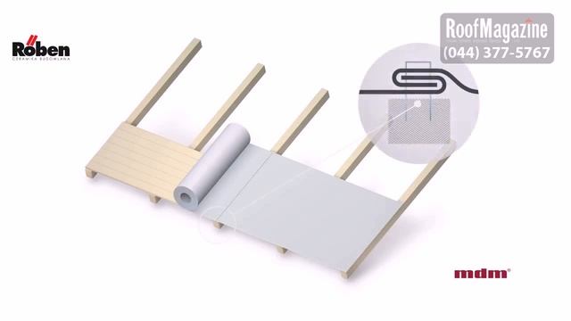 Мембрана МДМ и черепица Робен смотреть онлайн