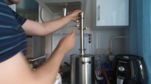 Перегон браги на спиртовых дрожжах и тест с использованием СПН в дефлегматоре. Медь в дефлегматоре.