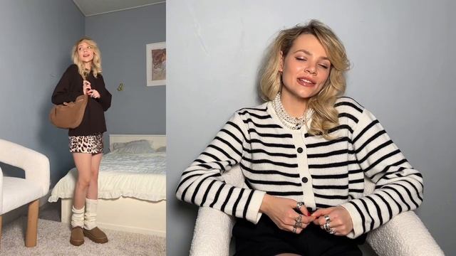 МОЯ КОЛЛЕКЦИЯ ТРИКОТАЖА на осень 2023 | делаю примерку и показываю образы смотреть онлайн