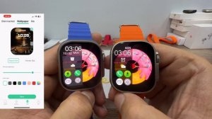 Hello Watch 3 PLUS vs Hello Watch 3 - APPLE Watch ULTRA 2 Clone Comparison