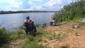 Рыбалка на фидер. Архангельская область.