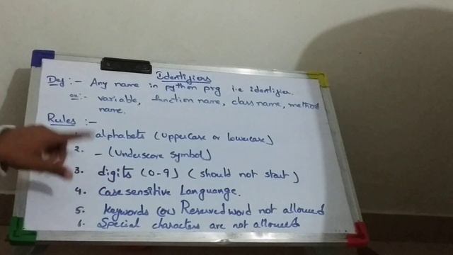Python Identifiers