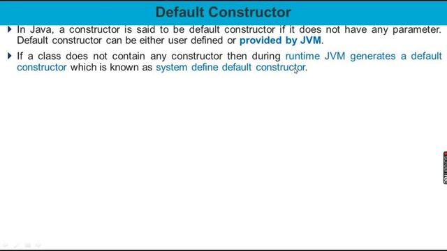 Java Constructor  and Types of Java Constructor