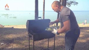 Лучший Гриль с зольником.Для приготовления сочного шашлыка и овощей .