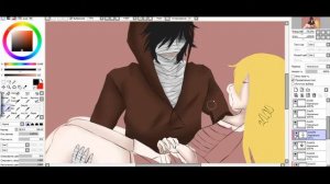 Anime|speedpaint|Satsuriku no Tenshi|Zack and Rey|Ангел Кровопролития|Эп.4|