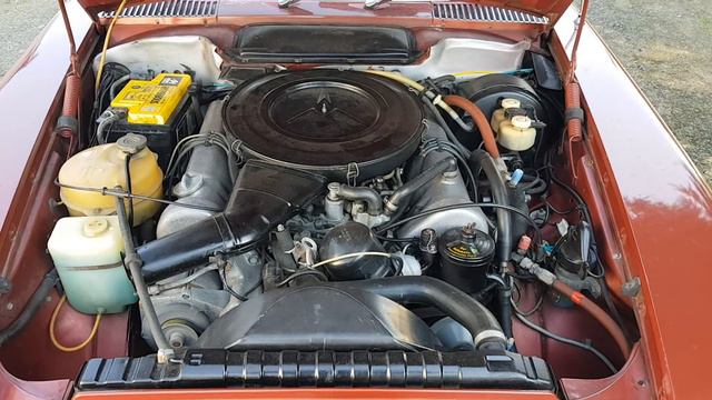 Mercedes-Benz 450SLC 1974 - engine смотреть онлайн