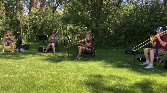 Just Bach - 2020-07-11 FunnyBones trombone quartet смотреть онлайн