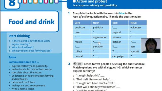 1.English Plus Grade 8. Unit 8 "Action and protest" смотреть онлайн