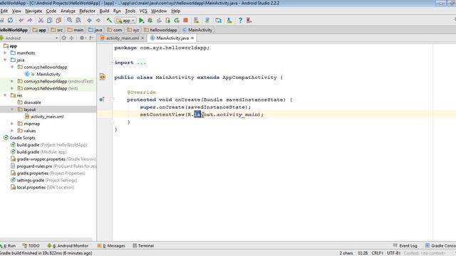 Android Studio Tutorial (Malayalam) - 04 - Analyse Hello World Android App смотреть онлайн