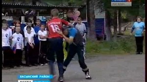 Губернатор в лагере Зеленый остров.