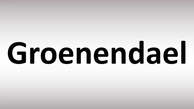 How to Pronounce Groenendael (Belgian Dog Breed) смотреть онлайн