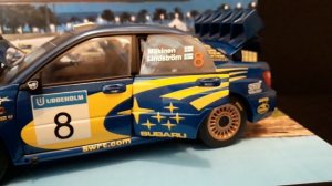 1:18 collection car DIORAMA SUBARU IMPREZA NR.8