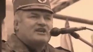 Ratko Mladic speech with music