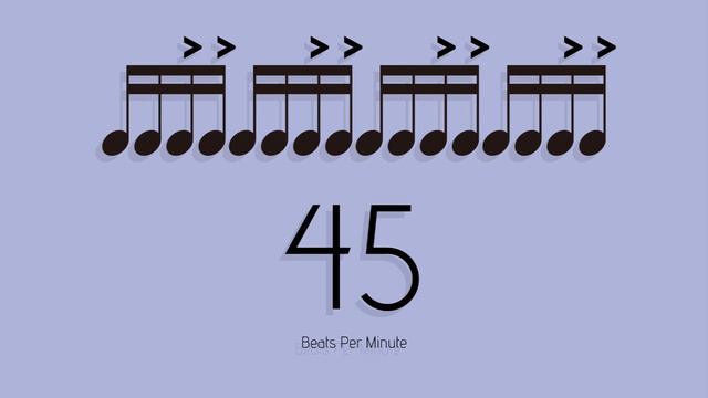 BPM = 45　メトロノーム - metronome - 16分 アクセント2-3 смотреть онлайн