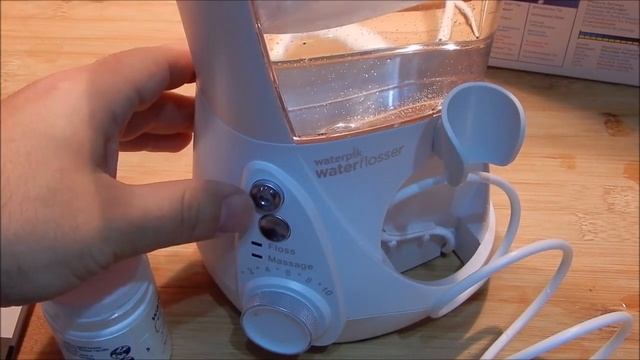 Waterpik WF-05EU Water Flosser Elektrische Munddusche zur Zahnaufhellung смотреть онлайн