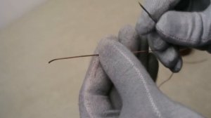 Как сделать тренчик для ремня? Сшиваем кожу торец в торец.