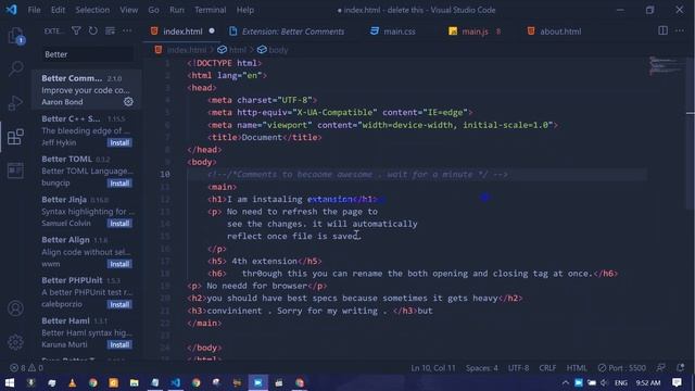 10 Must Have Visual Studio (VS) Code Extensions + Theme смотреть онлайн