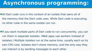 Flutter Asynchronous programming: futures & async await