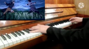 Blue Bird. Наруто опенинг, на пианино.