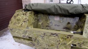 НЕМАН-2. Комплект Комфорт. Ветровое стекло. Тент ходовой, транспортировочный.