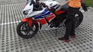Звук выхлопа Honda CBR250R