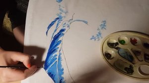 Акриловые краски по ткани Decola ☆9 DIY Морская футболка