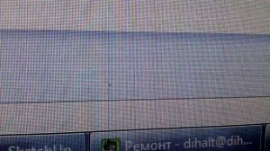 Мелкий жучок бегает по светорассеивающей подложке внутри монитора.