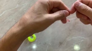 Как связать ДРОПШОТ монтаж БЫСТРО на водоеме / How to tie DROPSHOT Rig on fishing
