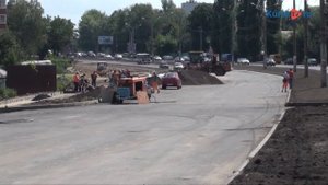 Строительство дороги в Курске на ул. 50-лет Октября