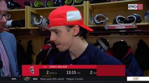 Denis Malgin -- Florida Panthers vs Washington Capitals 01/25/18