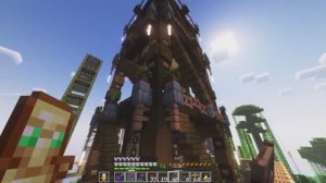 Хардкорный лонгплей майнкрафт - Сторожевая башня в мидтауне, minecraft.