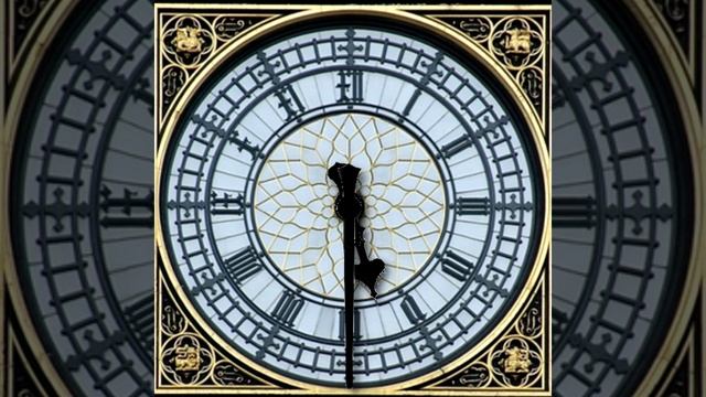 Big Ben clock face (real-time 5 o'clock to 6 o'clock) смотреть онлайн